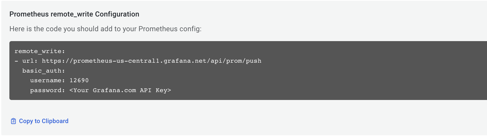 The Prometheus Details page showing information about the Prometheus configuration.