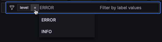 Editing an ad hoc filter