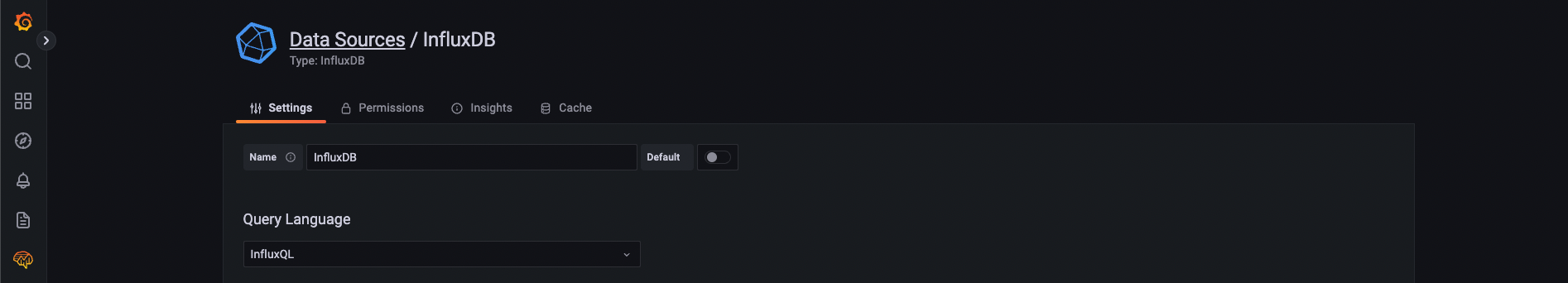 InfluxDB datasource