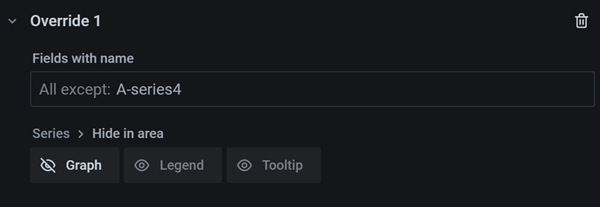 Series toggle override example